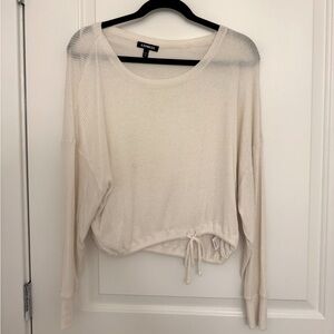 White long sleeve shirt Express